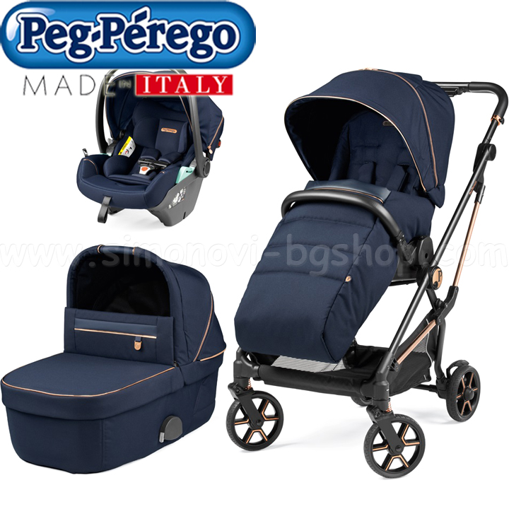 Peg Perego Carucior Vivace Lounge Ediție Specială Blue Shine