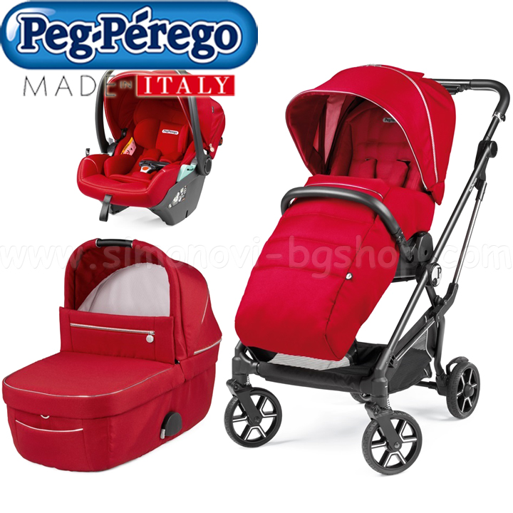 Peg Perego Carucior Vivace Modular Lounge Red Shine