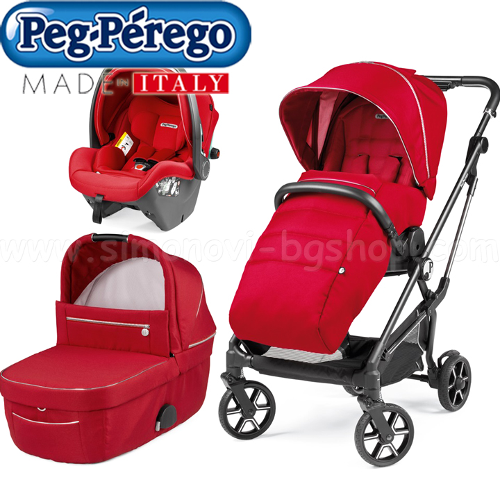 Carucior pentru copii Peg Perego Vivace SLK Modular Red Shine