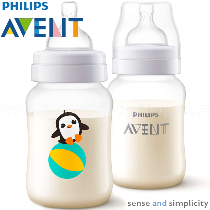 *Philips AVENT Classic    PP  260 ml. 1m + SlowSCF574/14