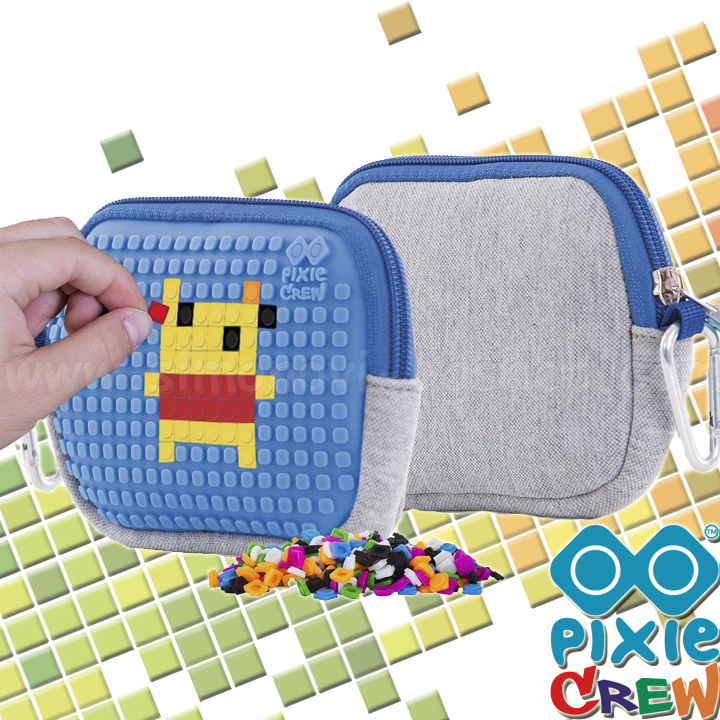 Pixie Crew Purse Gray / Blue PXA-07-21