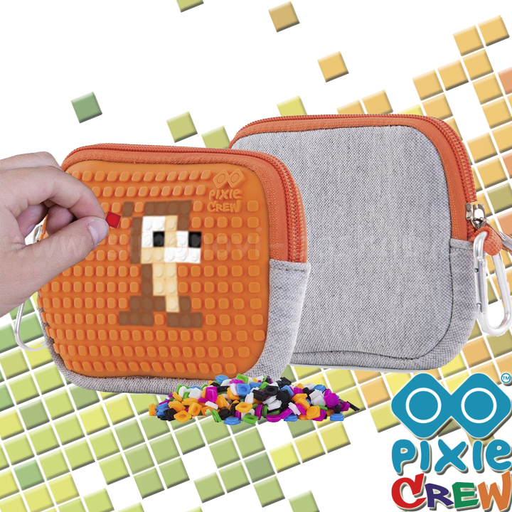 Pixie Crew Purse Gray / Orange PXA-07-25