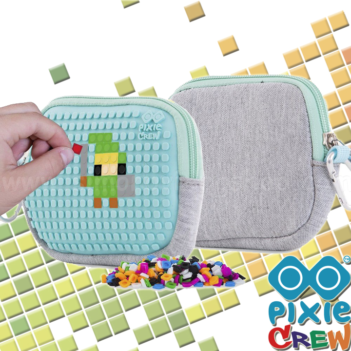 Pixie Crew Purse Gray / Blue PXA-07-21