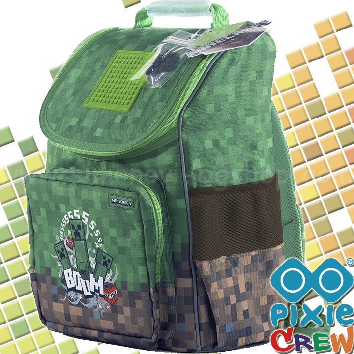 Pixie Crew School backpack Minecraft PXB-22-35