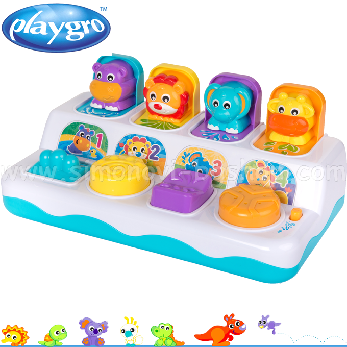 Playgro Musical Toy with Lights "Climbing Animals" PG-0720