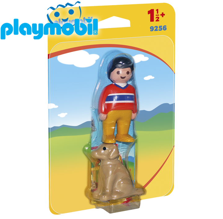 Playmobil 1-2-3  Man with a Dog 9256