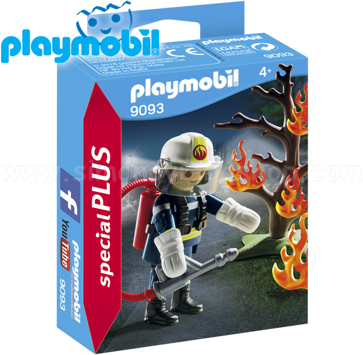 Playmobil Special Plus  Firefighter with wood 9093