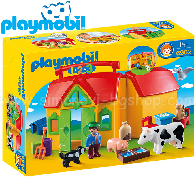 Playmobil 1-2-3 Portable Farm 6962