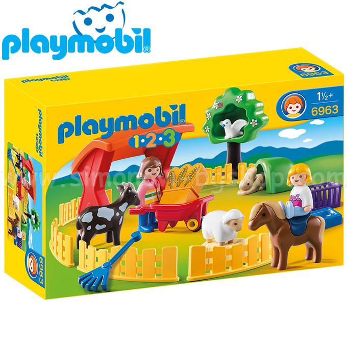 Playmobil 1-2-3 Zoo Corner 6963
