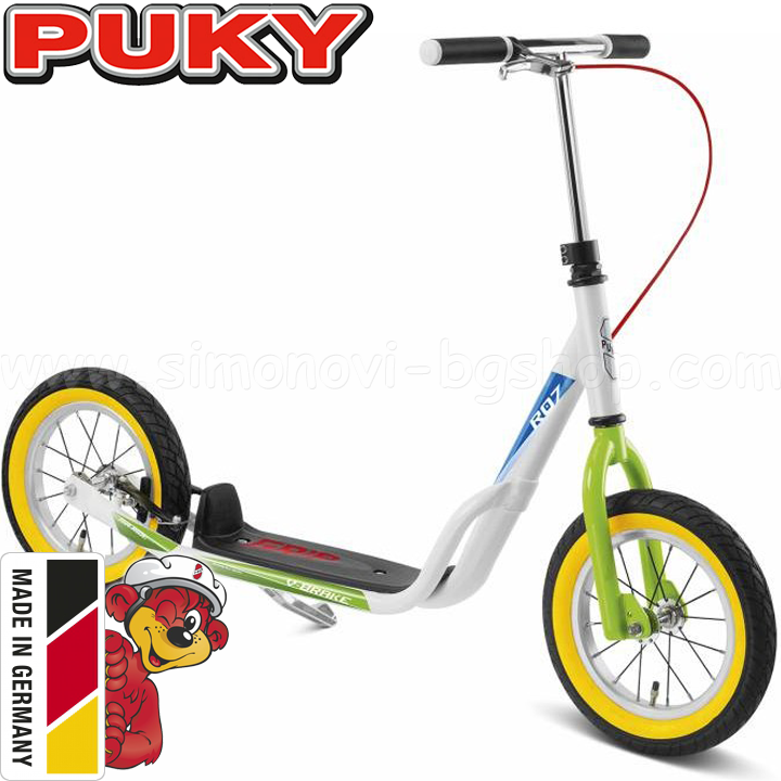 PUKY Scooter R 07 L White/kiwi 5419