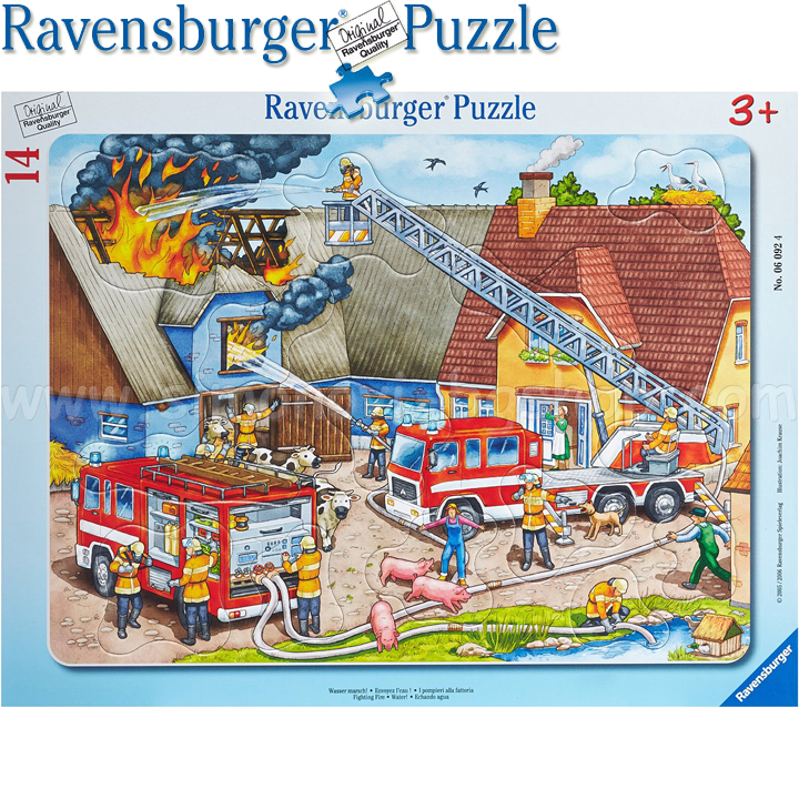 Ravensburger - Puzzle 14x. "Let the water!" 06092