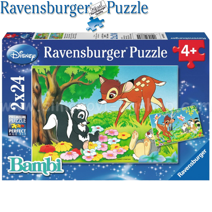Ravensburger Disney Puzzle 2h24ch. "Bambi and Friends" 8864