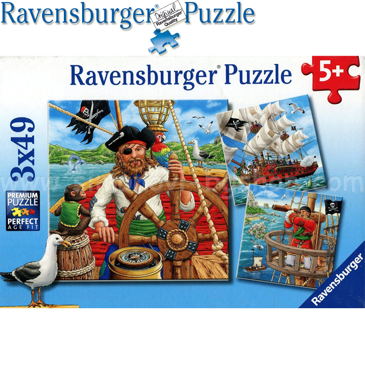 Ravensburger - Puzzle 3h49ch. "Pirate Adventure" 09275