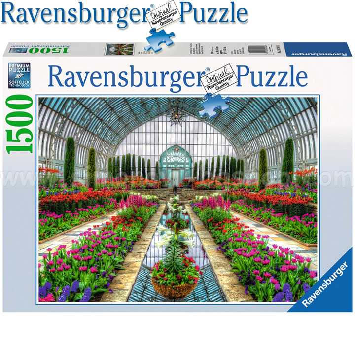 Ravensburger - Puzzle 1500ch. "Flower Garden" 16240