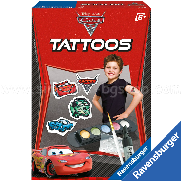 Ravensburger - Studio tattoo Disney Cars 18273