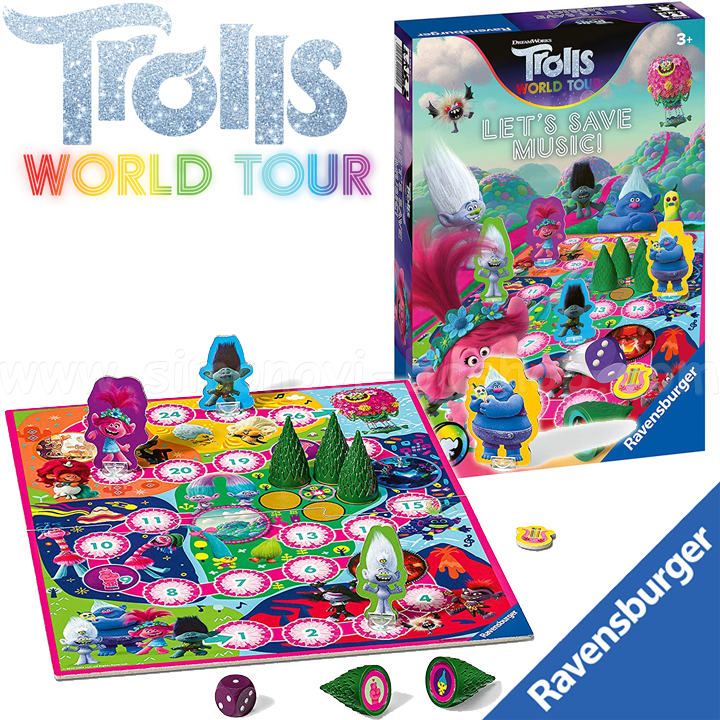 RavensburgerTrolls World Tour  Let's Save Music Game 20592