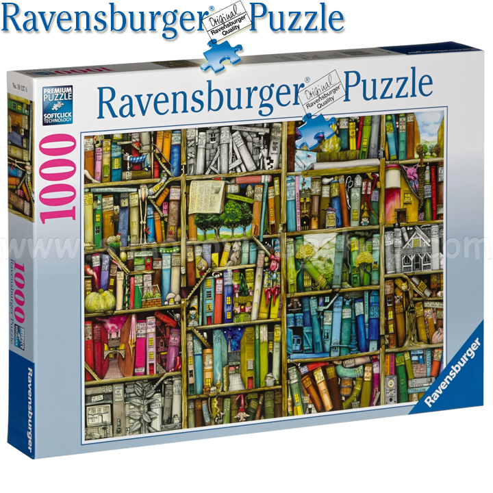 Ravensburger - Puzzle 1000ch. "Magic Library" 19137