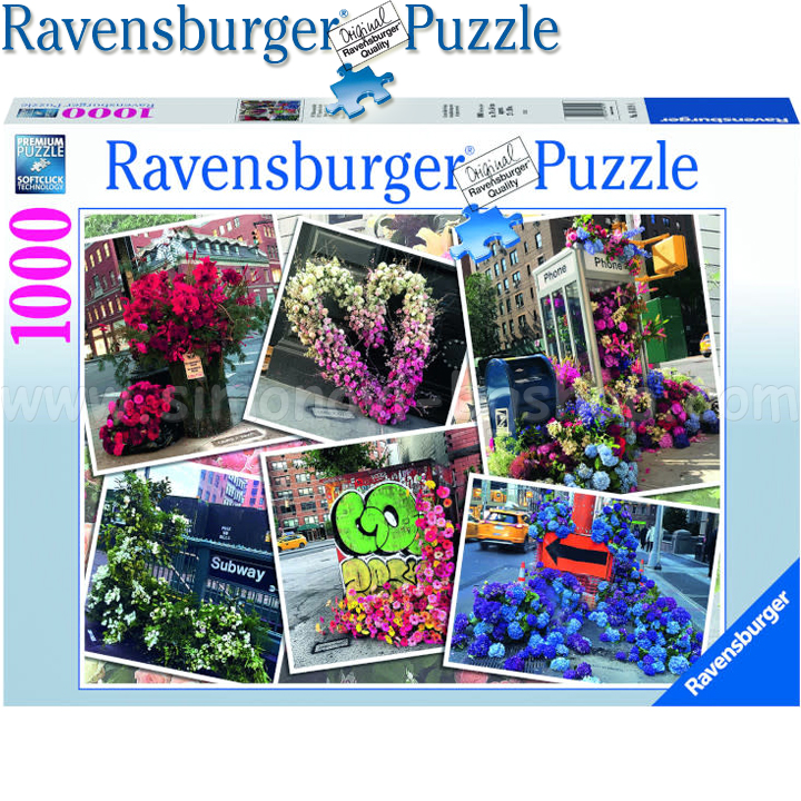 Ravensburger - Puzzle 1000h. "Color Lightning" 16819