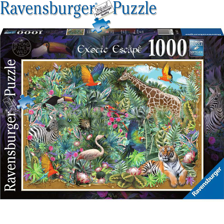 Ravensburger - Puzzle 1000h. "Exotic Escape" 16827