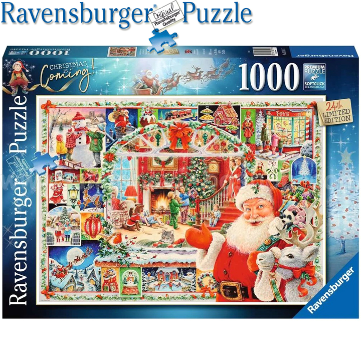 Ravensburger Puzzle 1000h. "Christmas is Coming" 16511
