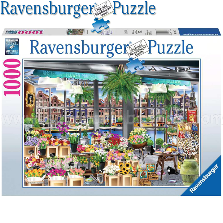 Ravensburger Puzzle 1000 pieces "Flower Shop" 13987