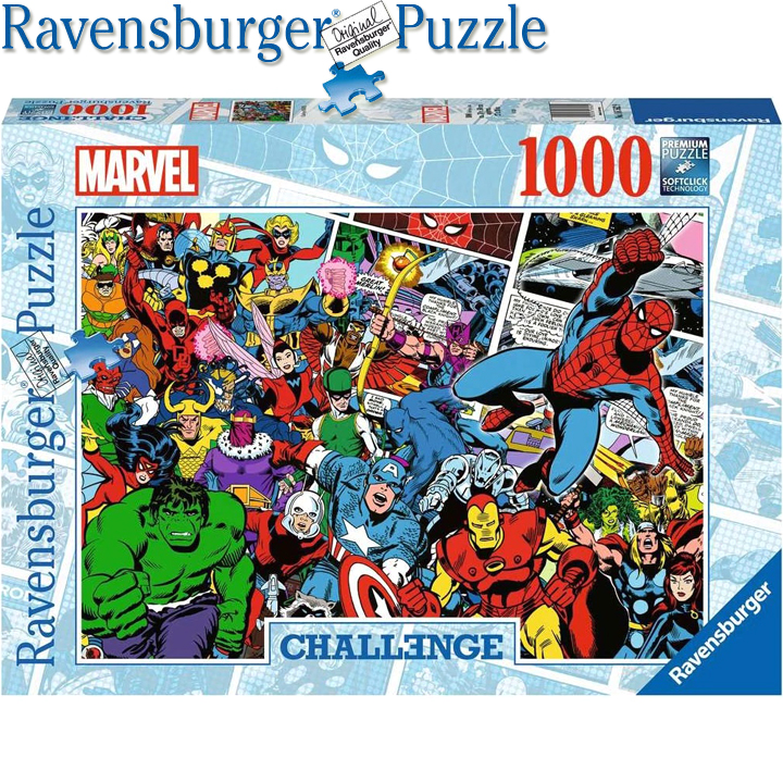 Ravensburger Puzzle 1000h. Marvel Challenge 16562