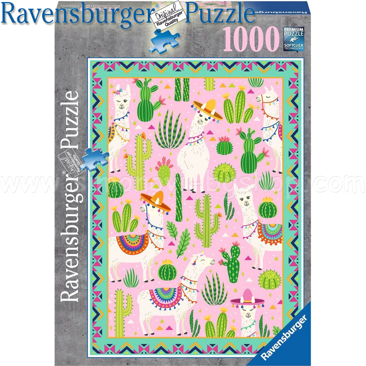 Ravensburger Puzzle 1000h. Sweet alpacas 15259