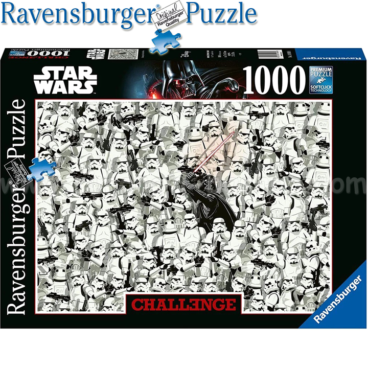 Ravensburger Challenge Puzzle 1000 pieces Challenge: Star Wars 14989