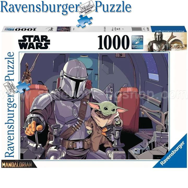 Ravensburger  1000. Star Wars The Mandalorian 16565