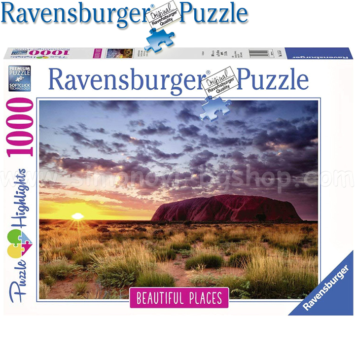 Ravensburger Puzzle 1000h. Uluru, Australia 15155
