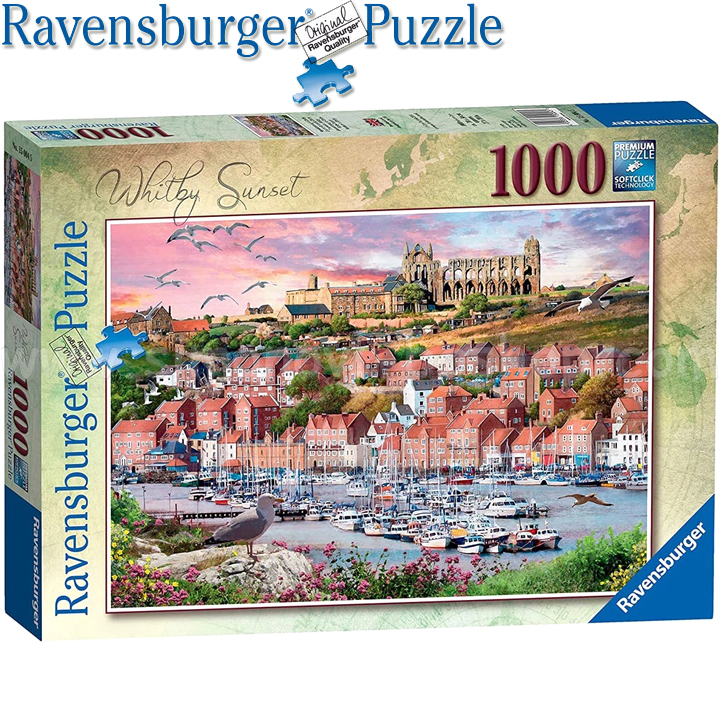 Ravensburger Whitby Sunset Puzzle 1000 pieces Sunset over Whitby 15004