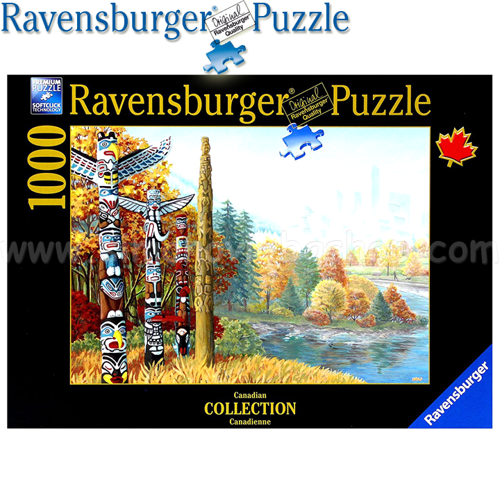 Ravensburger - Puzzle 1000ch. "Meeting of Two Worlds" 19625