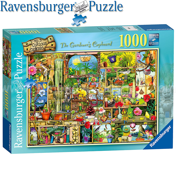 Ravensburger - Puzzle 1000ch. "Colin Thompson, Gardener" 19498