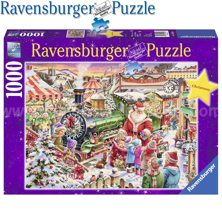 Ravensburger - Puzzle 1000ch. "Christmas Train" 19420