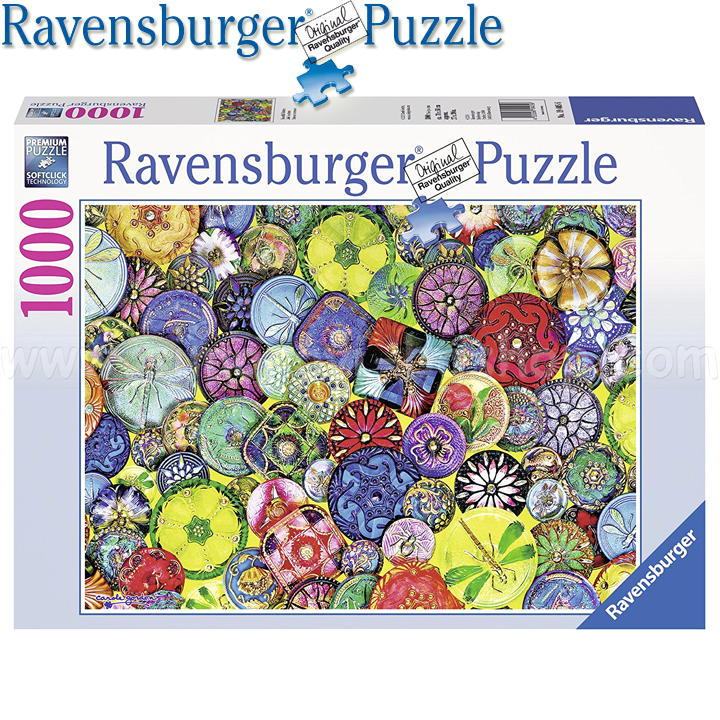 Ravensburger - Puzzle 1000ch. "Beautiful Buttons" 19405
