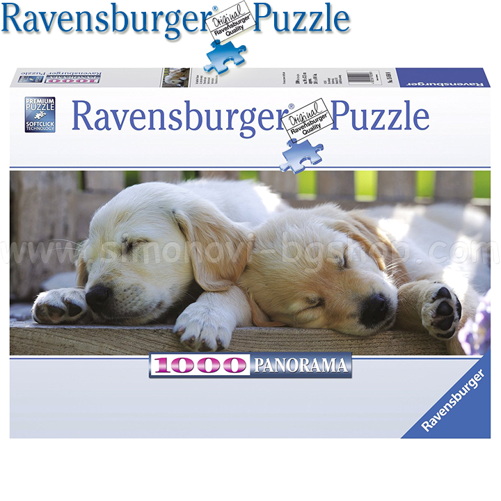 Ravensburger - Puzzle 1000ch. Sleeping Dogs 15058