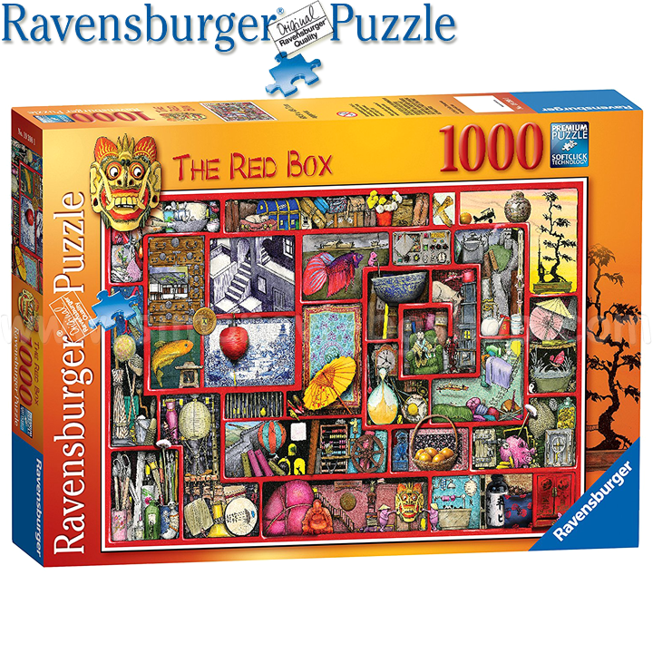 Ravensburger - Puzzle 1000ch. The Red Box 19398