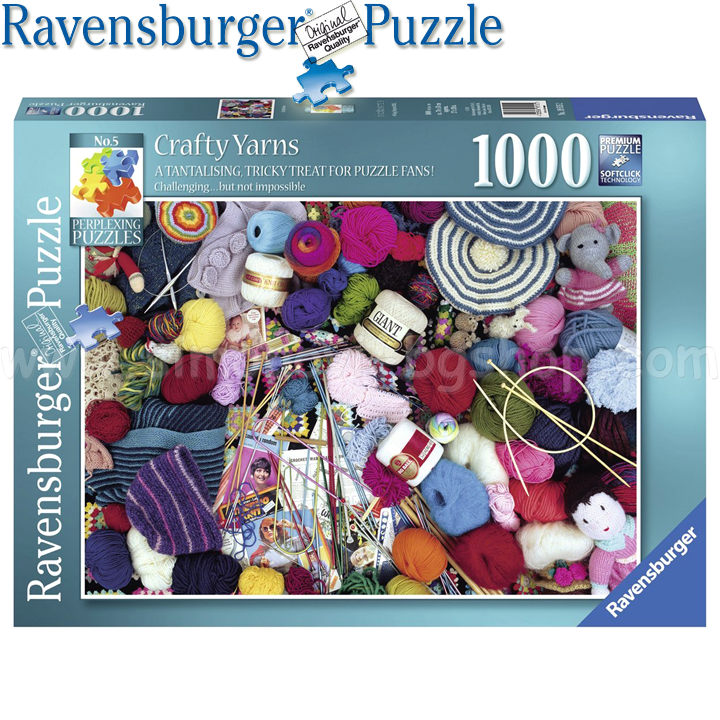 Ravensburger - Puzzle 1000ch. "Color Yarns" 19515