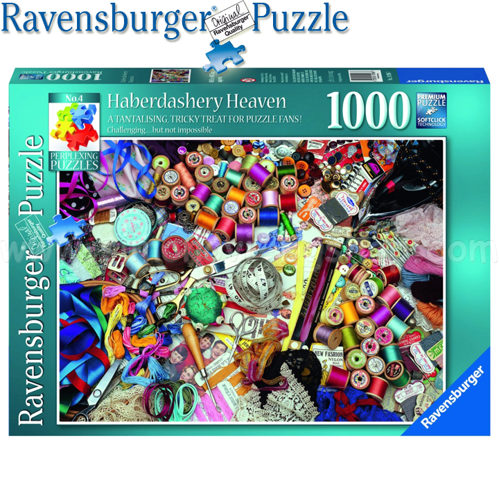 Ravensburger - Puzzle 1000ch. "Sewing accessories" 19396