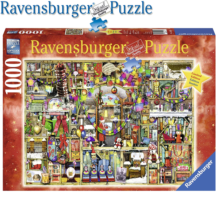 Ravensburger - Puzzle 1000ch. "Christmas cupboard" 19561