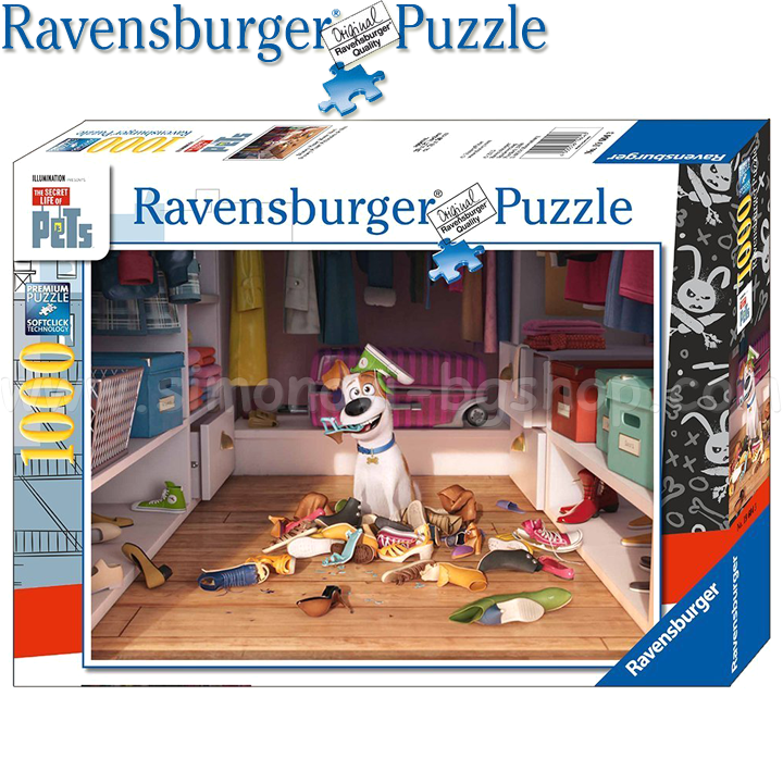 Ravensburger - Puzzle 1000ch. "The Secret Life of the Pets" 19666