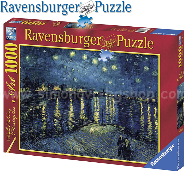 Ravensburger - Puzzle 1000ch. "Vincent Van Gogh: Starry Night" 15614