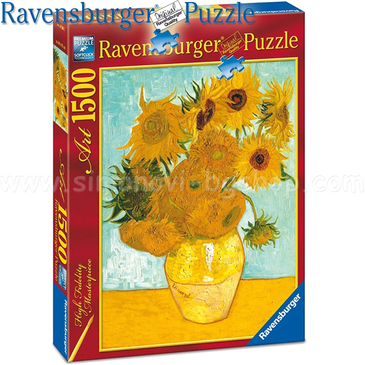 Ravensburger Puzzle 1500 Parts Vincent Van Gogh: Sunflowers 16206