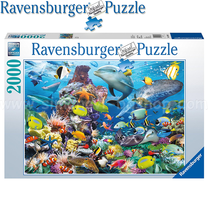 Ravensburger - Puzzle 2000ch. "Sea bottom" 16682
