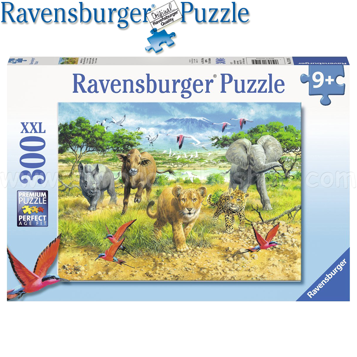 Ravensburger - Puzzle 300c. "Animals of Africa" 13219