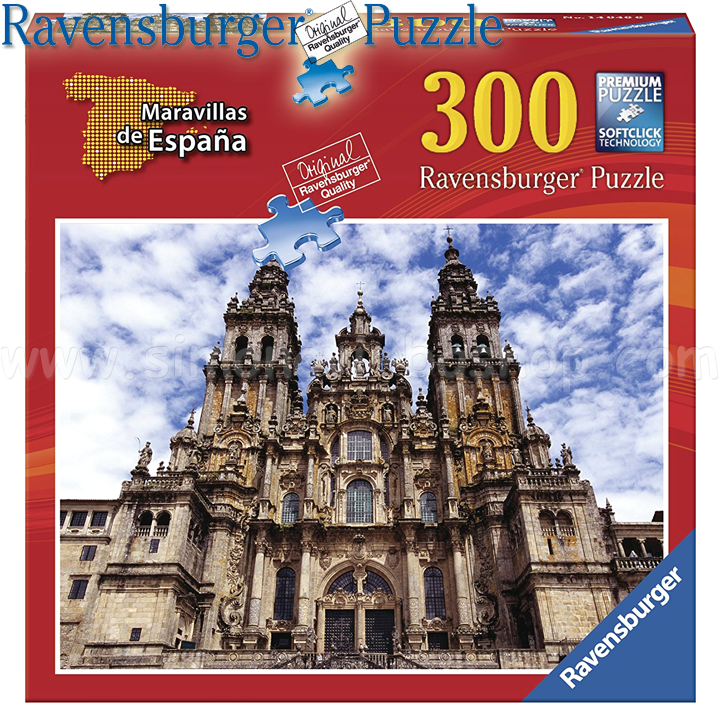 Ravensburger - Puzzle 300c. "Santiago de Compostela" 14046