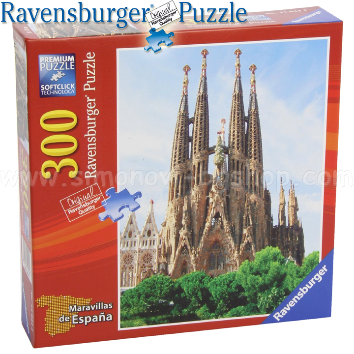 Ravensburger - Puzzle 300c. "Sagrada Familia" 14044