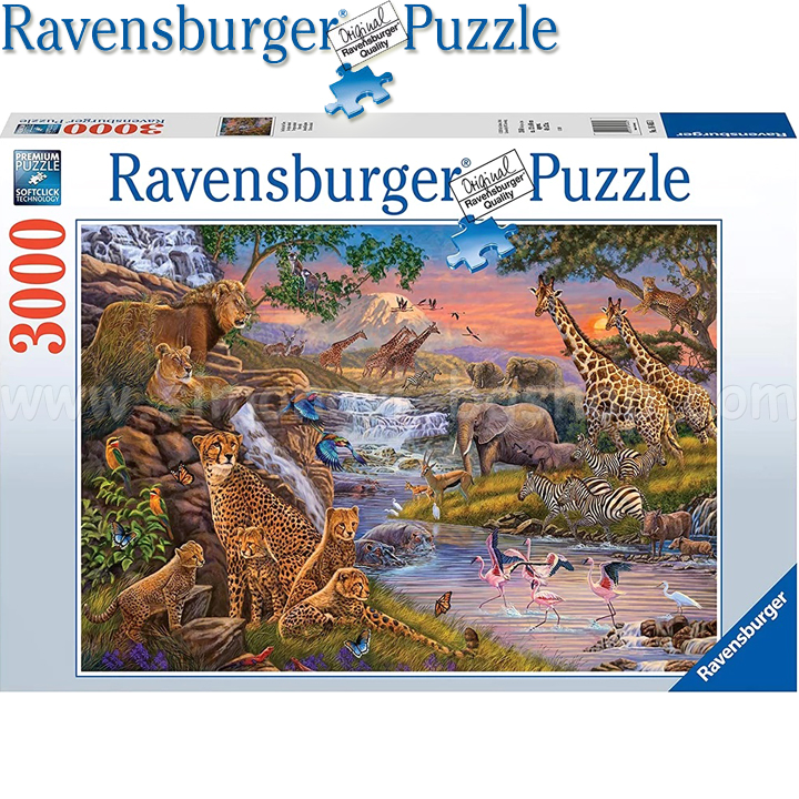 Ravensburger Puzzle 3000 Parts Animal Kingdom 16465