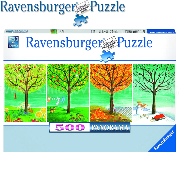 Ravensburger - Puzzle 500h. "Four seasons" 14706