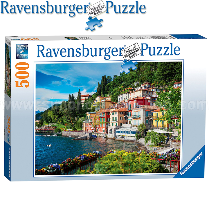 Ravensburger - Puzzle 500h. "Lake Como, Italy" 14756